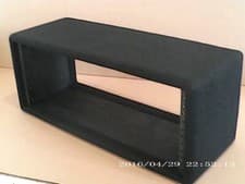 Custom Pearson 4 space simple rack Black...... only 8" deep !