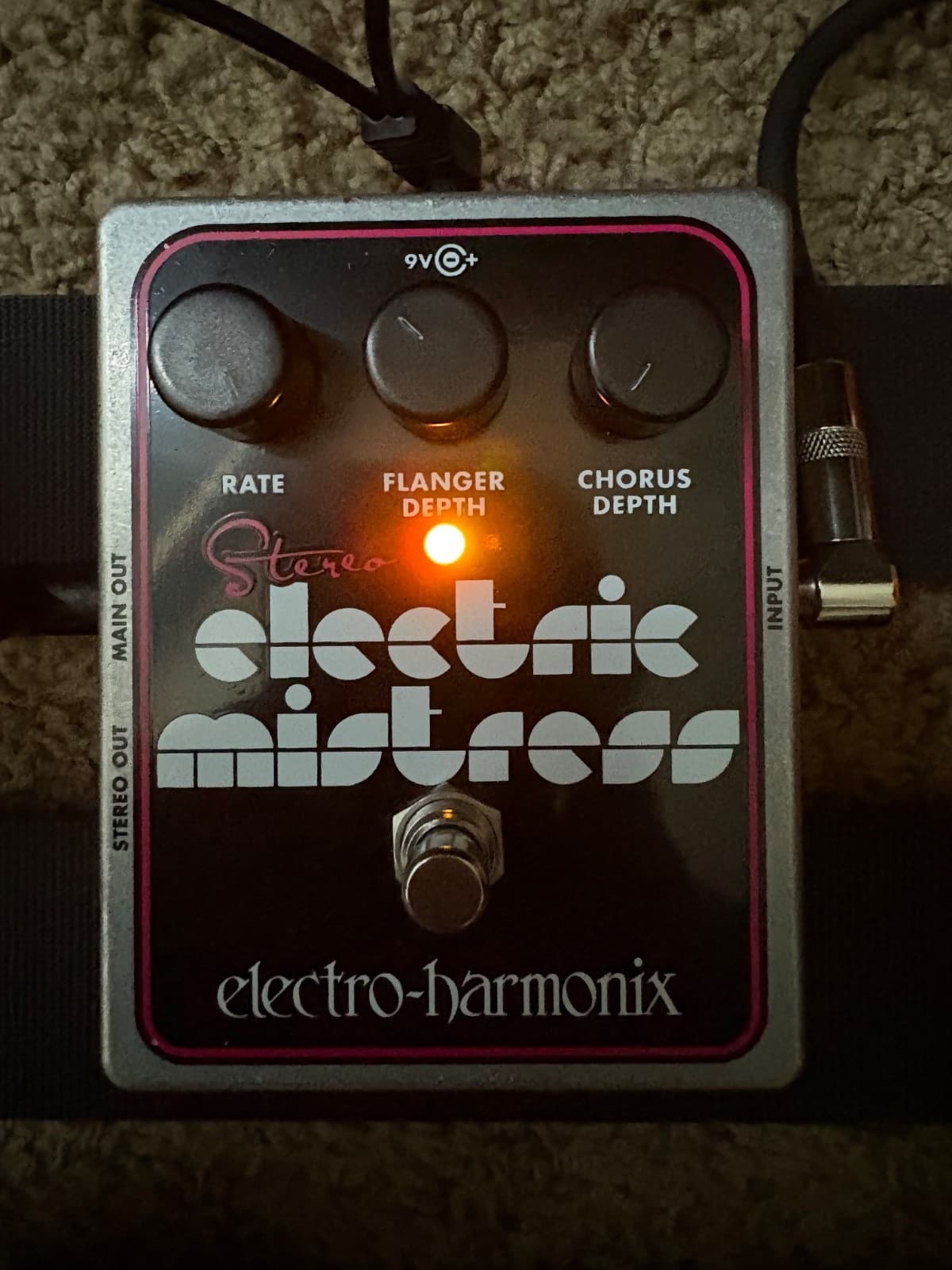 Electro-Harmonix Stereo Electric Mistress Flanger Chorus Guitar Effect Pedal