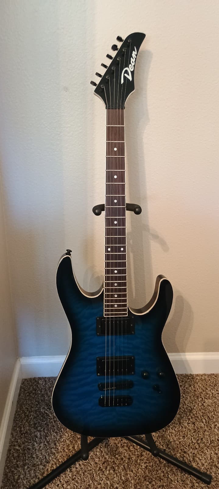 Dean MDX guitar with JB/Jazz clone pickups