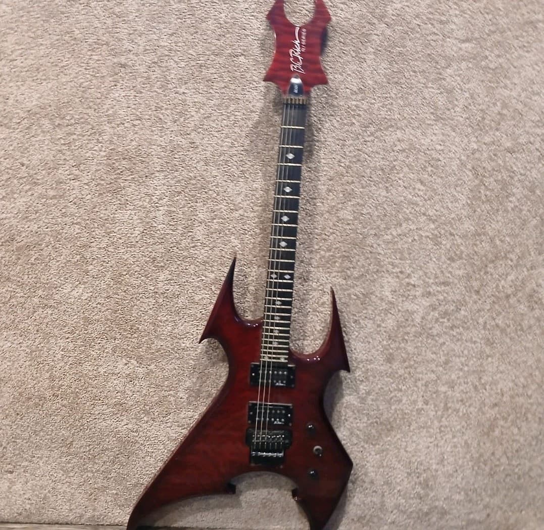 1985 BC Rich Warlock Guitar NJ Series Vintage Made In Japan (Read Description)