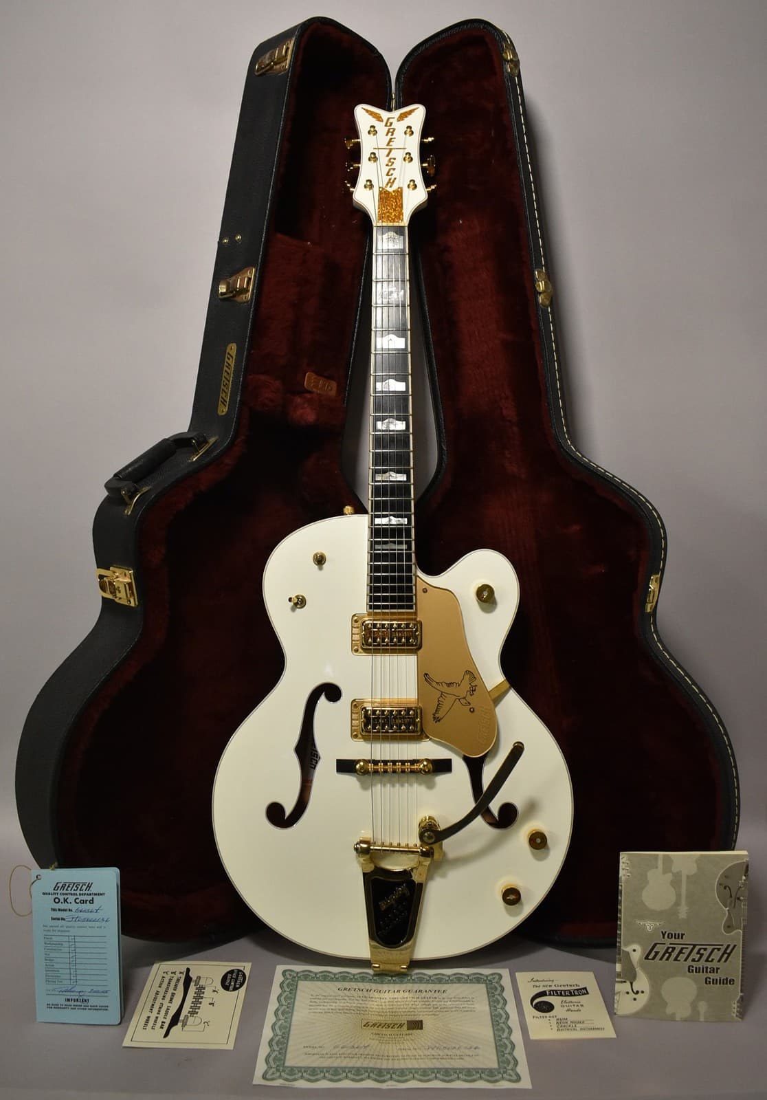 2005 Gretsch G6136T White Falcon MIJ Electric Hollow Body w/OHSC