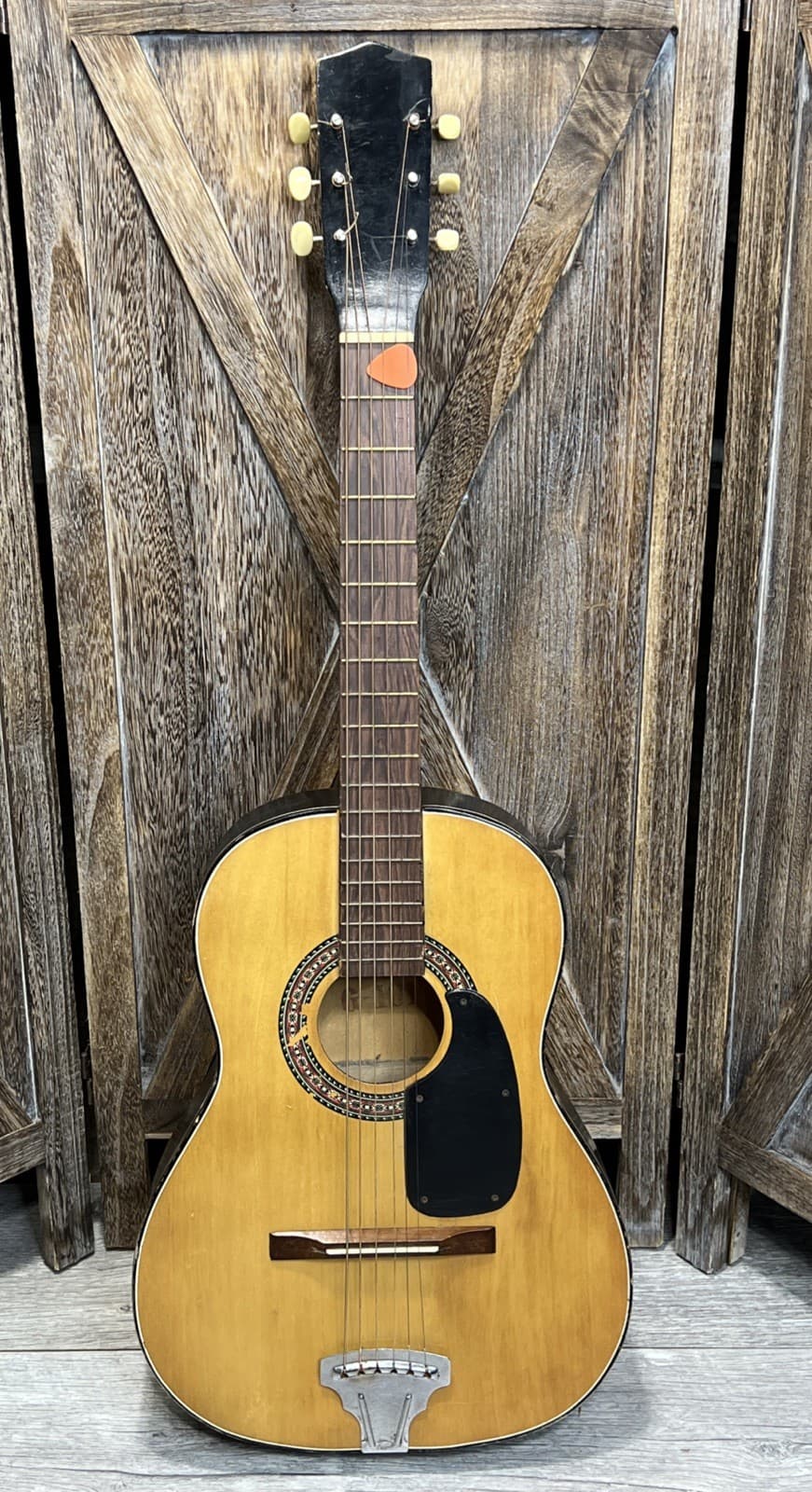 Vintage 1970s Kay G 101 Acoustic 6 String Guitar - Estate Find!
