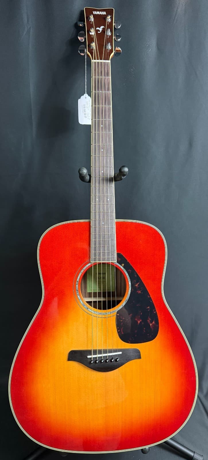 Yamaha FG830 Solid Top Dreadnought Acoustic Guitar Autumn Burst Finish