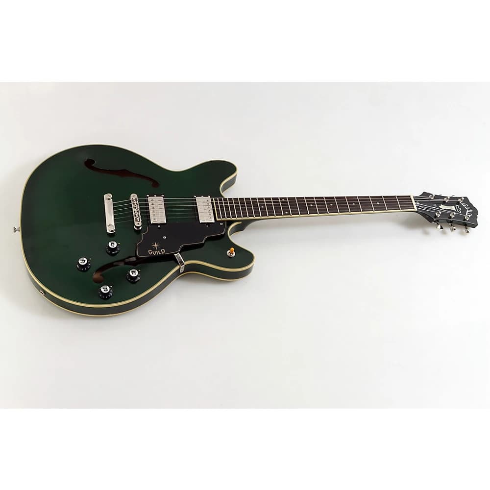 Guild Starfire IV ST Semi-Hollowbody Electric Guitar Green 197881045494 OB