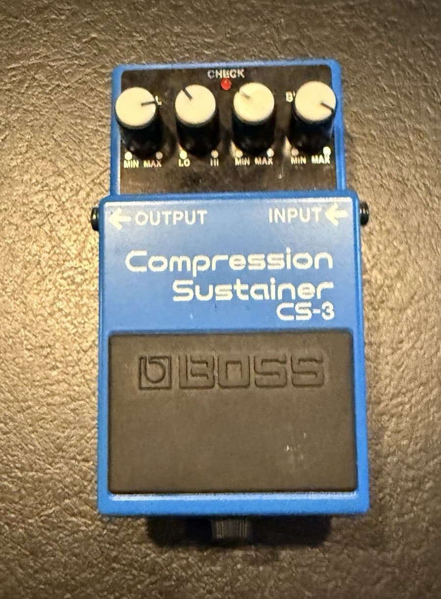Boss CS-3 Compression Sustainer Compressor Pedal Analog for Electric Guitar