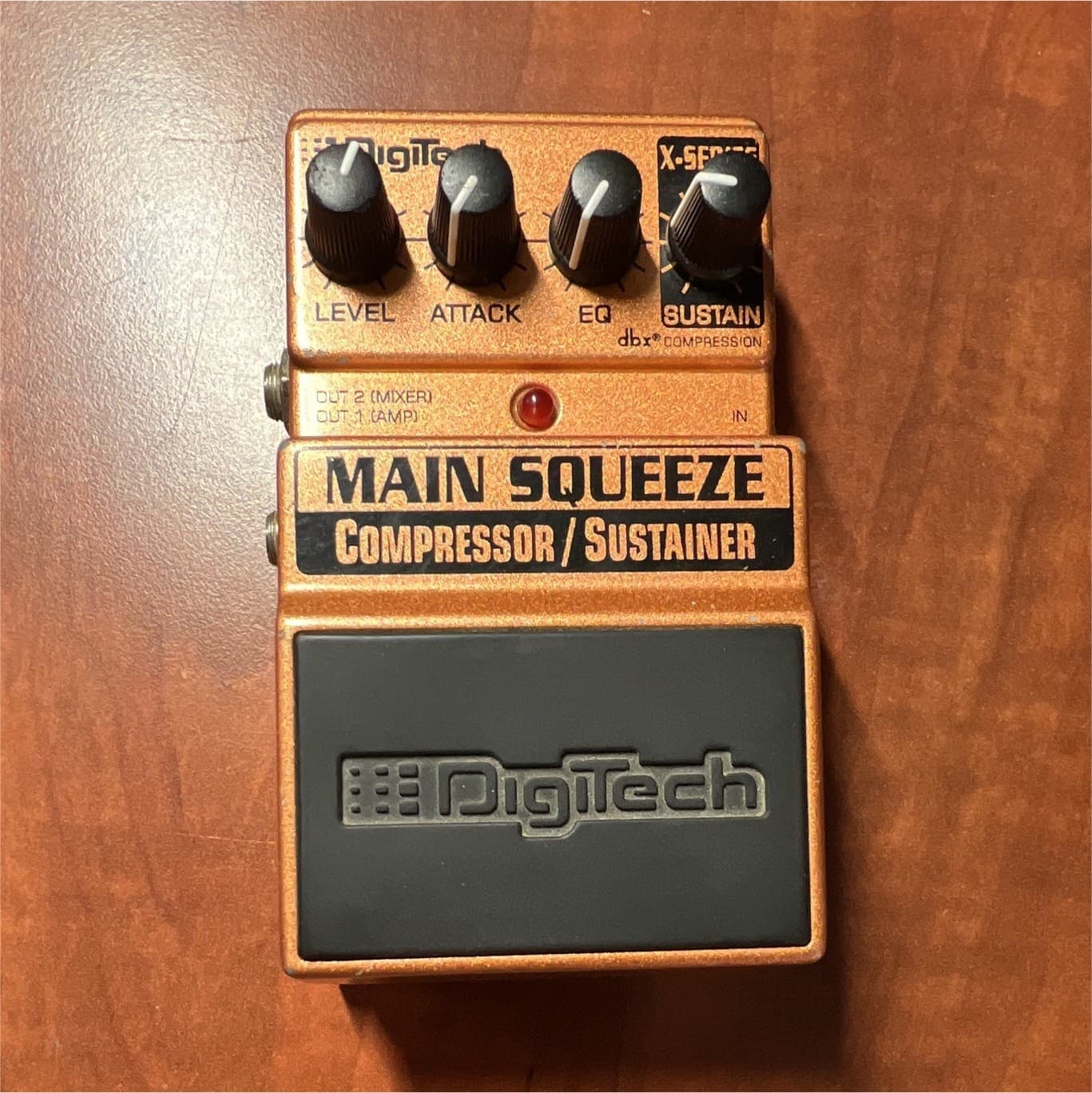 DigiTech Main Squeeze X-Series Analog Compressor/Sustainer Pedal Electric Guitar