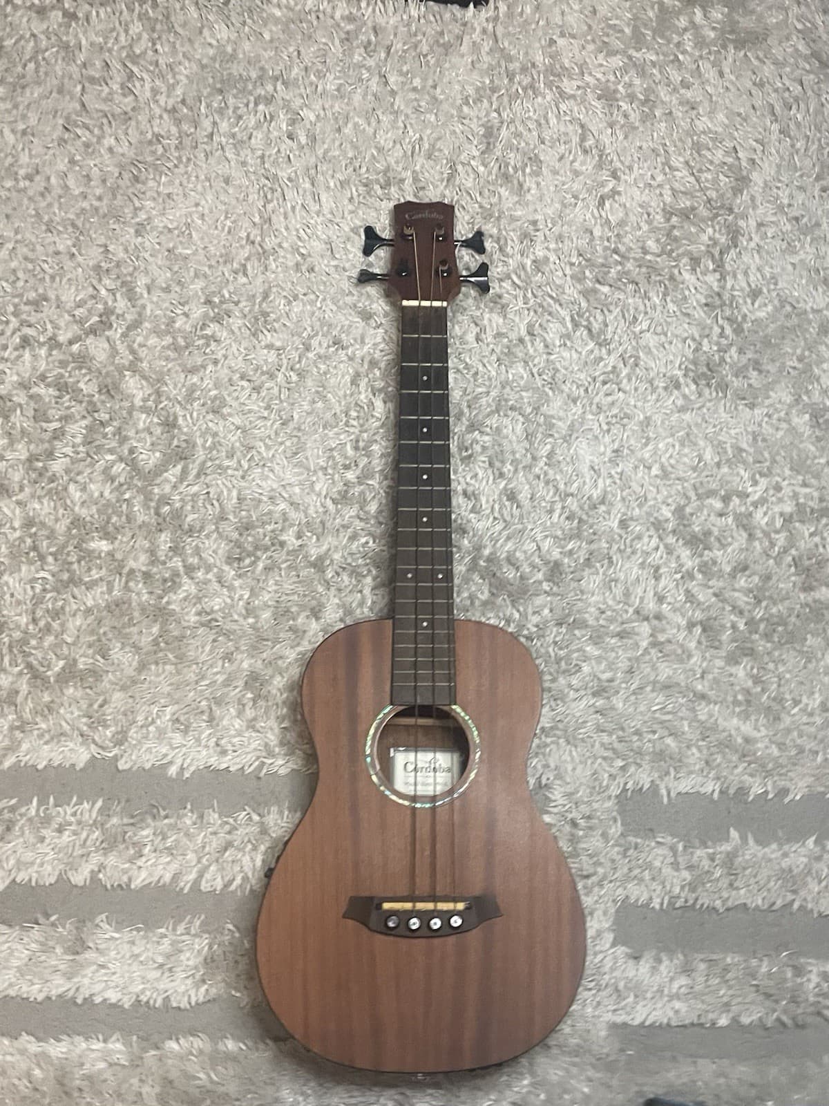 Cordoba Mini II Bass MH-E Acoustic-Electric Bass Guitar - Natural
