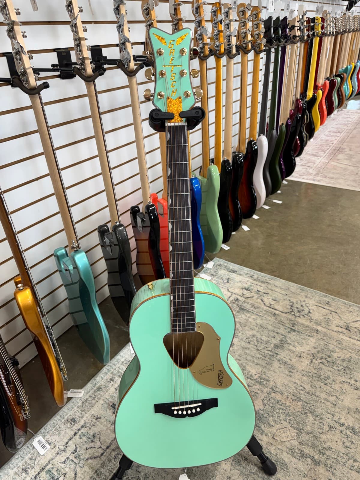 Gretsch G5021E Rancher Penguin Parlor - Mint Metallic