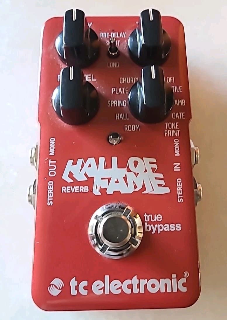 TC Electronic Hall of Fame V1 Reverb Stereo Guitar Effect Pedal