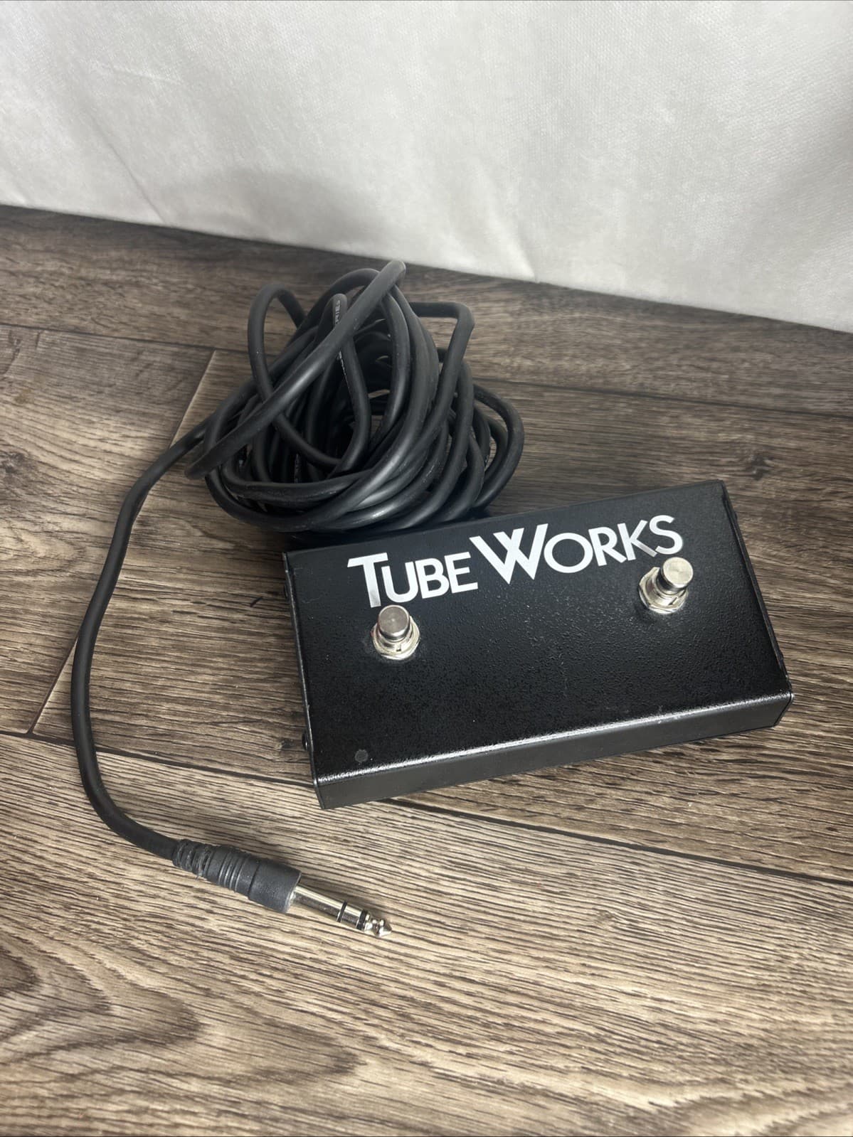Tube Works Dual Footwitch Pedal With Cable Fits Guitar And Bass Amplifiers