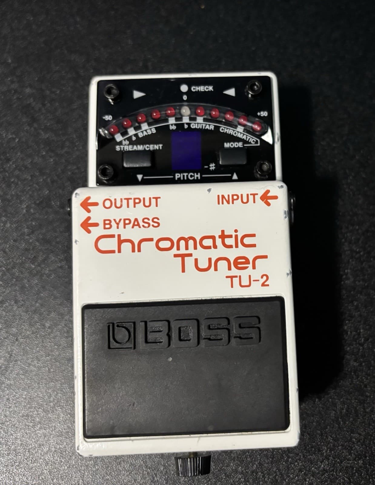 BOSS TU-2 Chromatic Tuner Pedal Guitar Effect Compact Classic Model