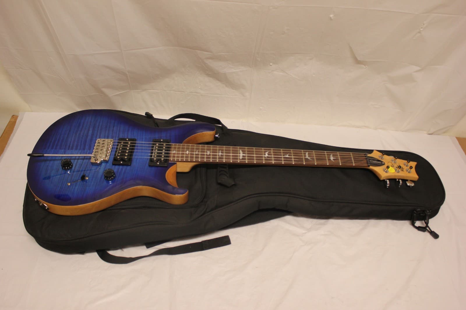PRS S2 Custom 24 Lake Blue Electric Guitar 6-String Upgraded Pickups/Tuners