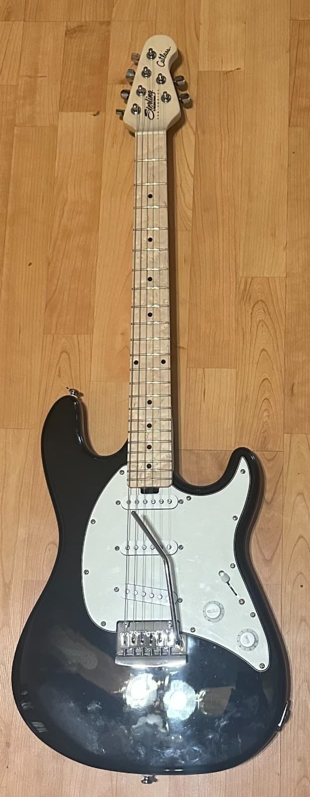 Sterling by Music Man Cutlass HSS Electric Guitar Black