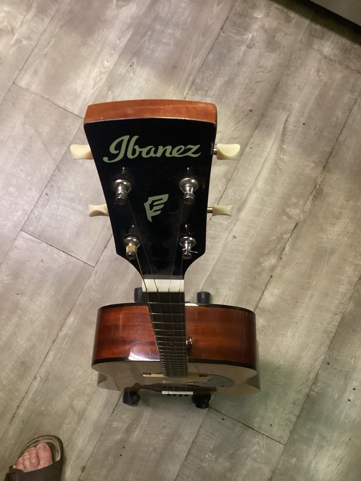 Ibanez PFT2-NT Tenor Acoustic Guitar, Mag Pickup, With Gator Hard Case