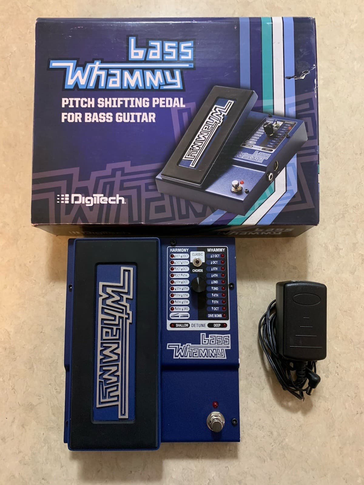 DigiTech Bass Whammy Pitch Shifter Guitar Effect Pedal