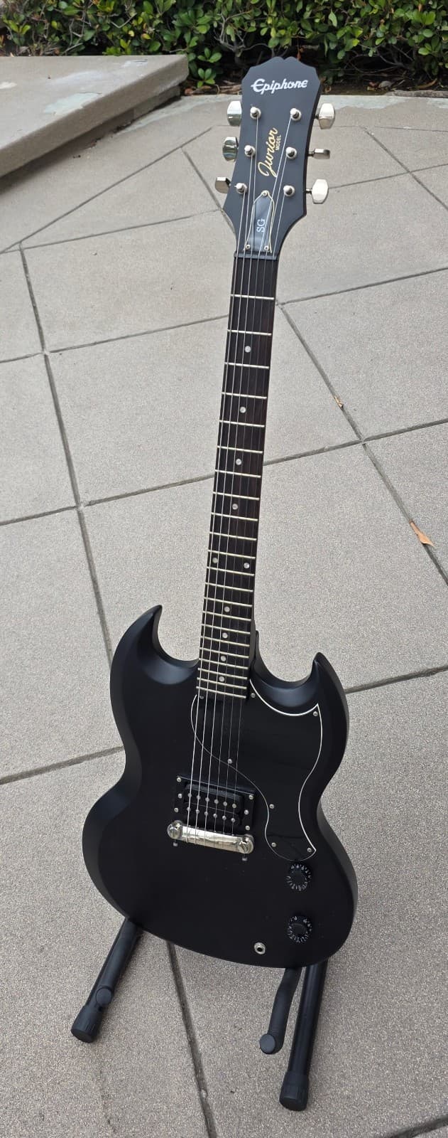 Epiphone SG Junior Electric Guitar - Damaged Bridge