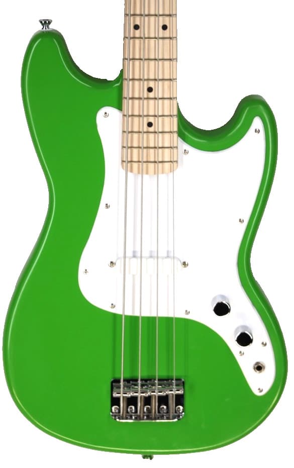 FSR Squier Bronco Short-Scale (30") 4 String Electric Bass Guitar - Lime Green