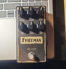 Friedman BE-OD Analog Overdrive/Distortion Effects Pedal for Electric Guitar