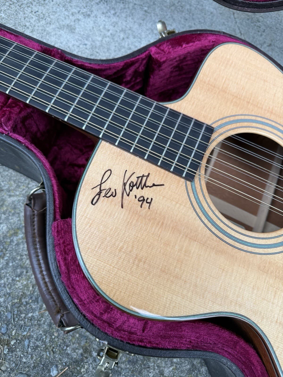 1994 Taylor Leo Kottke Signature Model LKSM 12-String Guitar *SIGNED*