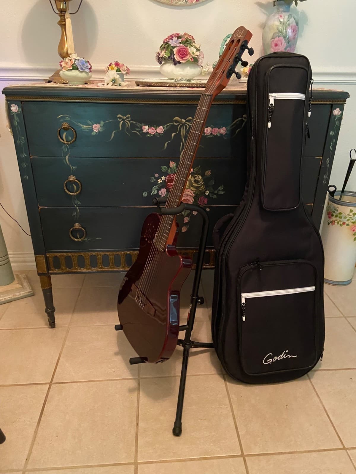 Guitar Godin Multiac Mundial Nylon Acoustic color Kanyon Burst