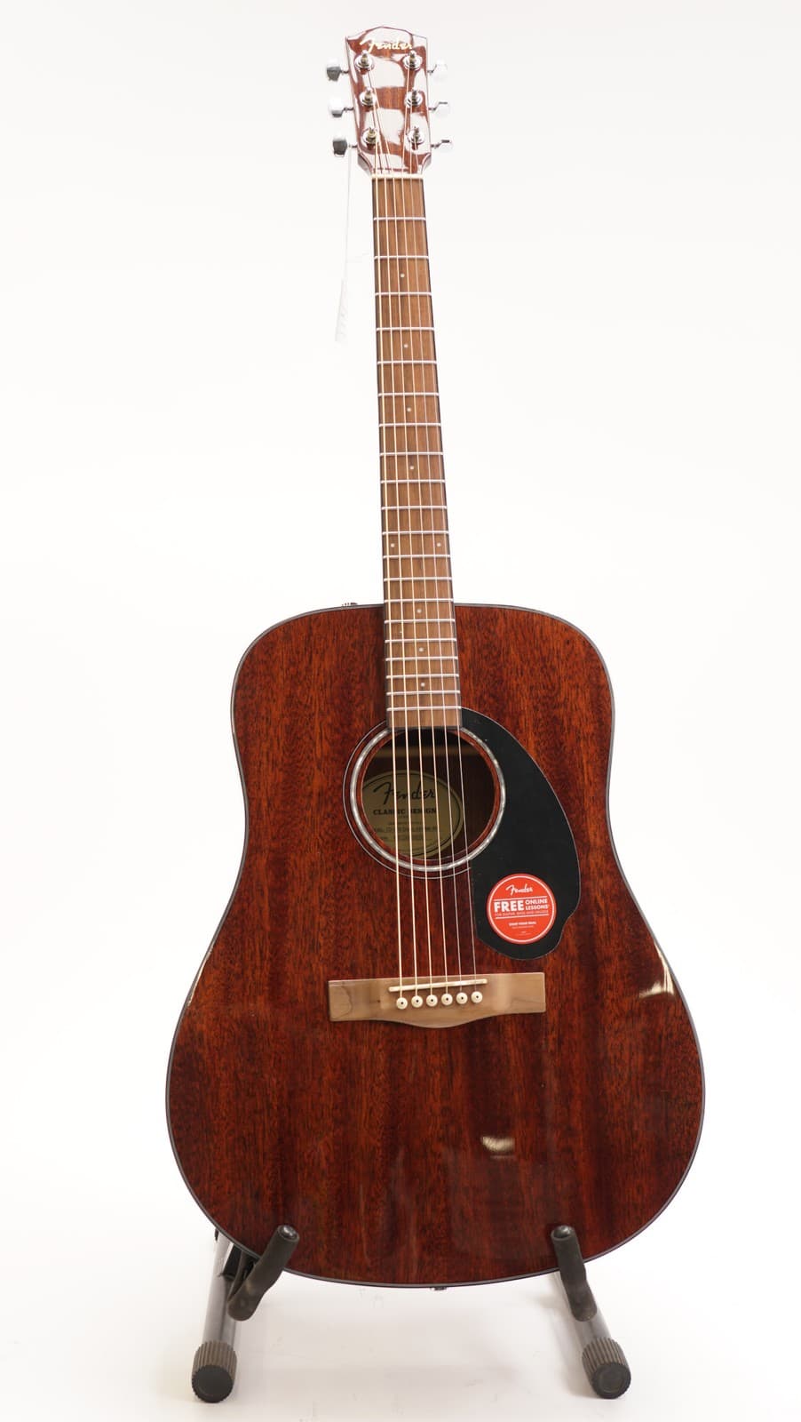 Fender CD-60S Dreadnought 6-String Acoustic Guitar (Right-Hand, All-Mahogany)
