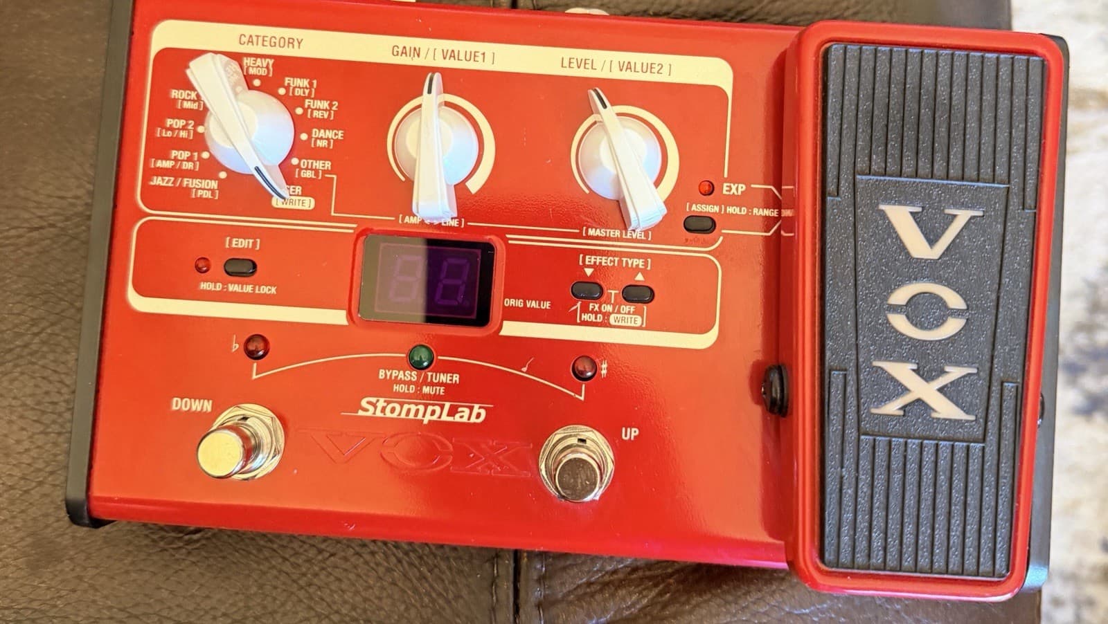 Vox StompLab 2B IIB Bass Modeling Bass Guitar Effect Processor Pedal
