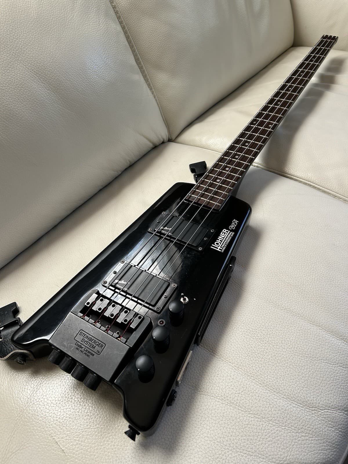Horner Headless Bass Guitar B2A Steinberger Licensed Active And Passive