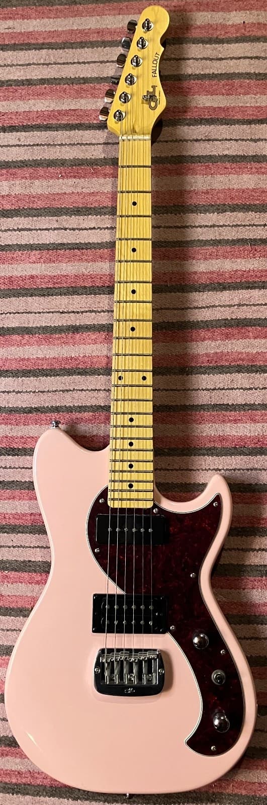 G&L Tribute Fallout Electric Guitar Shell Pink