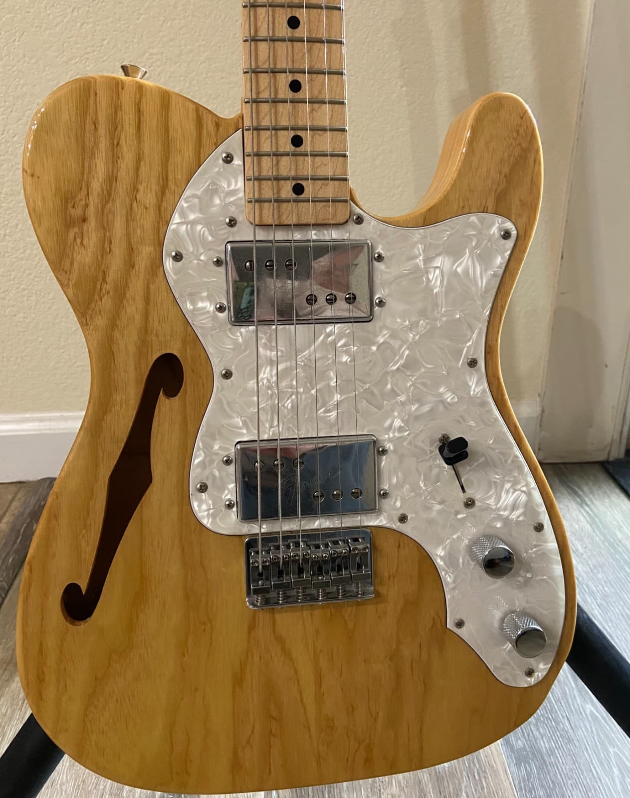 Fender '72 Thinline Telecaster, with original 70s Wide-Range CUNIFE pickups