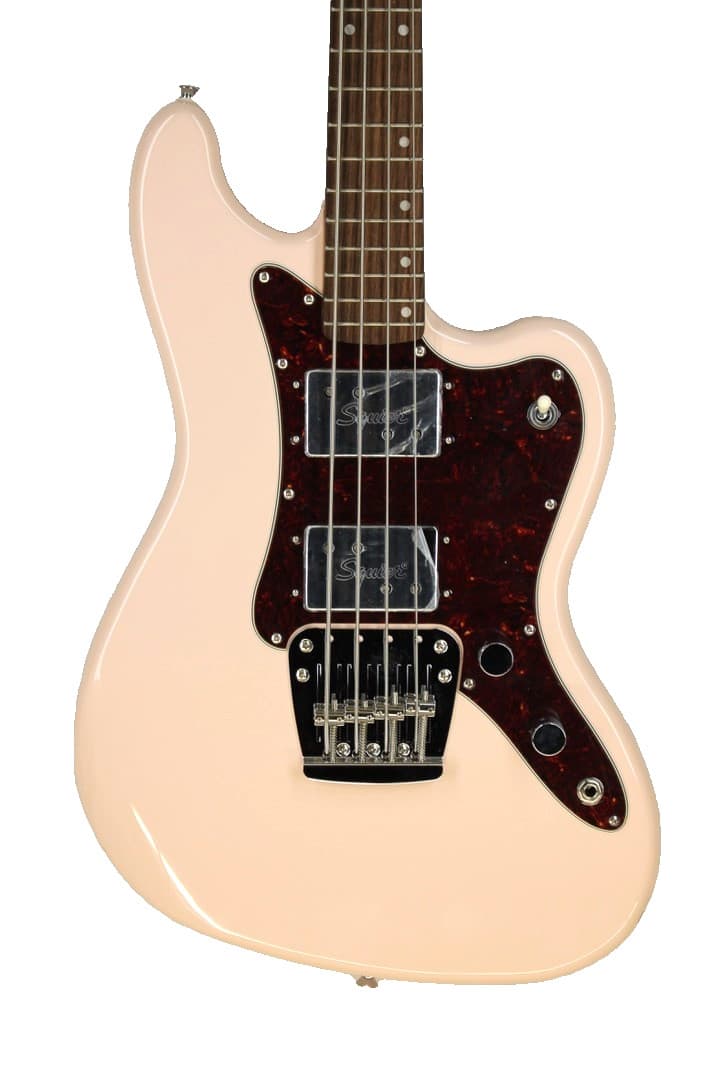 Squier Paranormal Rascal 4 String Electric Bass Guitar - Shell Pink *BLEM #M1178