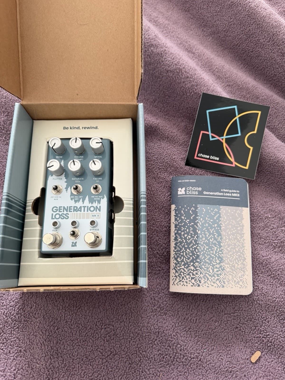 Chase Bliss Generation Loss MkII Digital Guitar Effects Pedal