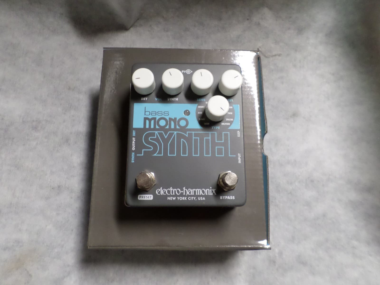 Used Electro-Harmonix EHX Bass Mono Synth Synthesizer Guitar Pedal