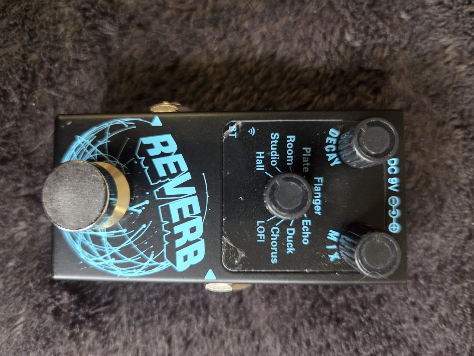Digital Reverb Delay Echo Effects Pedal for Electric Guitar & Bass, Model REVERB