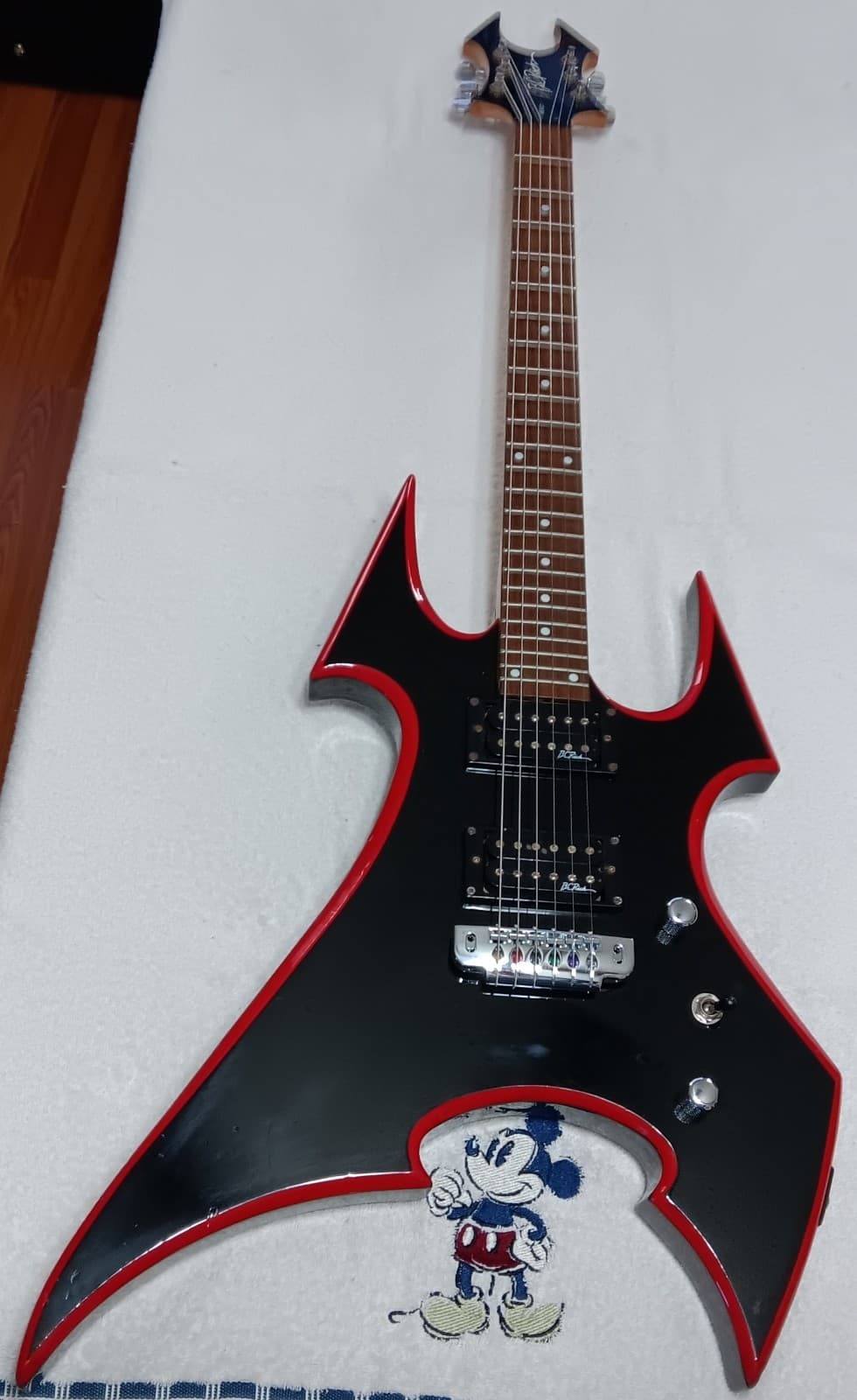 B.C. Rich Beast Red Bevel Electric Guitar