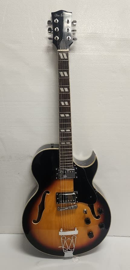 Glen Burton Hollowbody Semi-hollow Electric Guitar Sunburst 6-string
