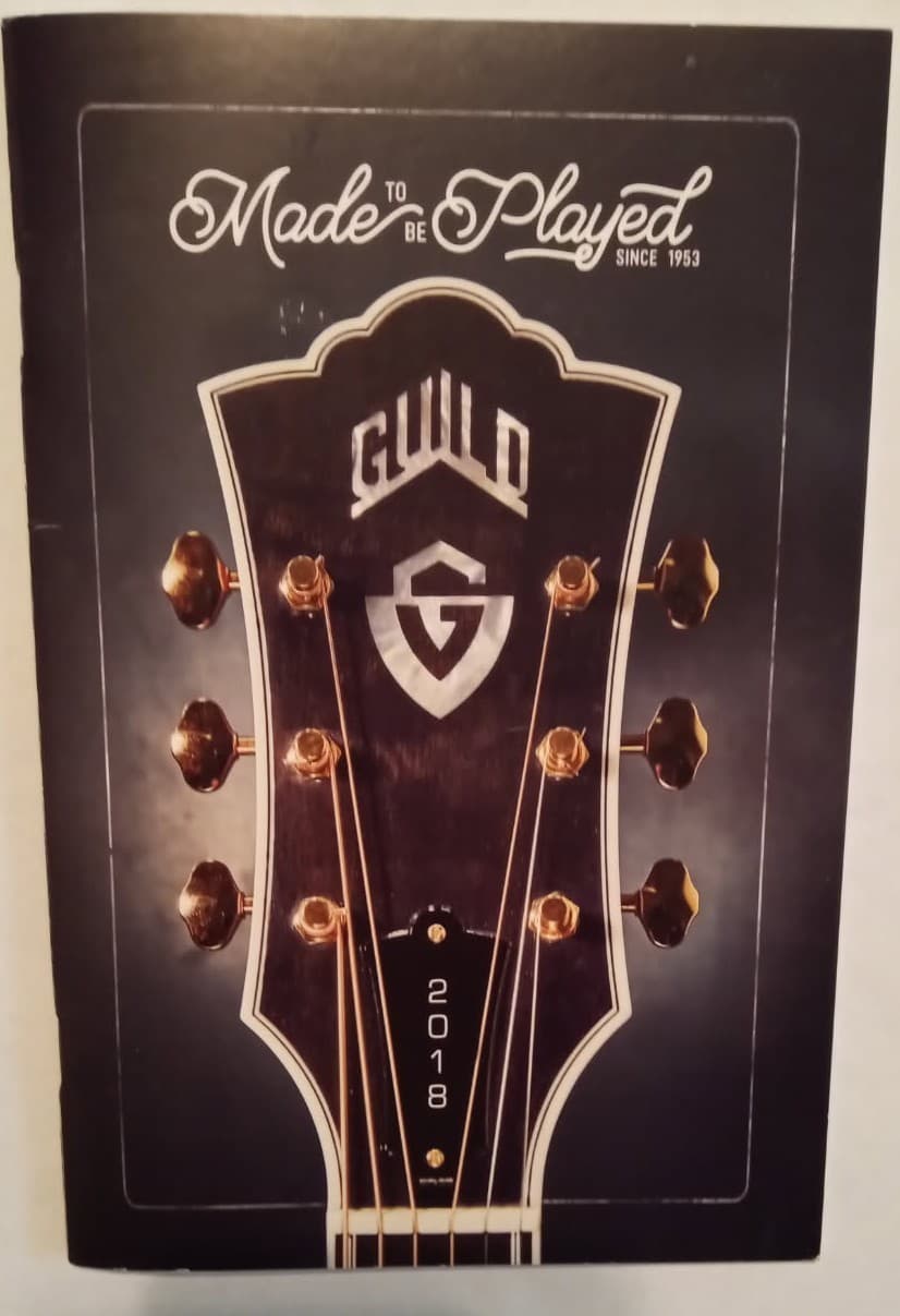 Guild Guitar Catalog, 2018. Acoustic and Electric, plus bass guitars.