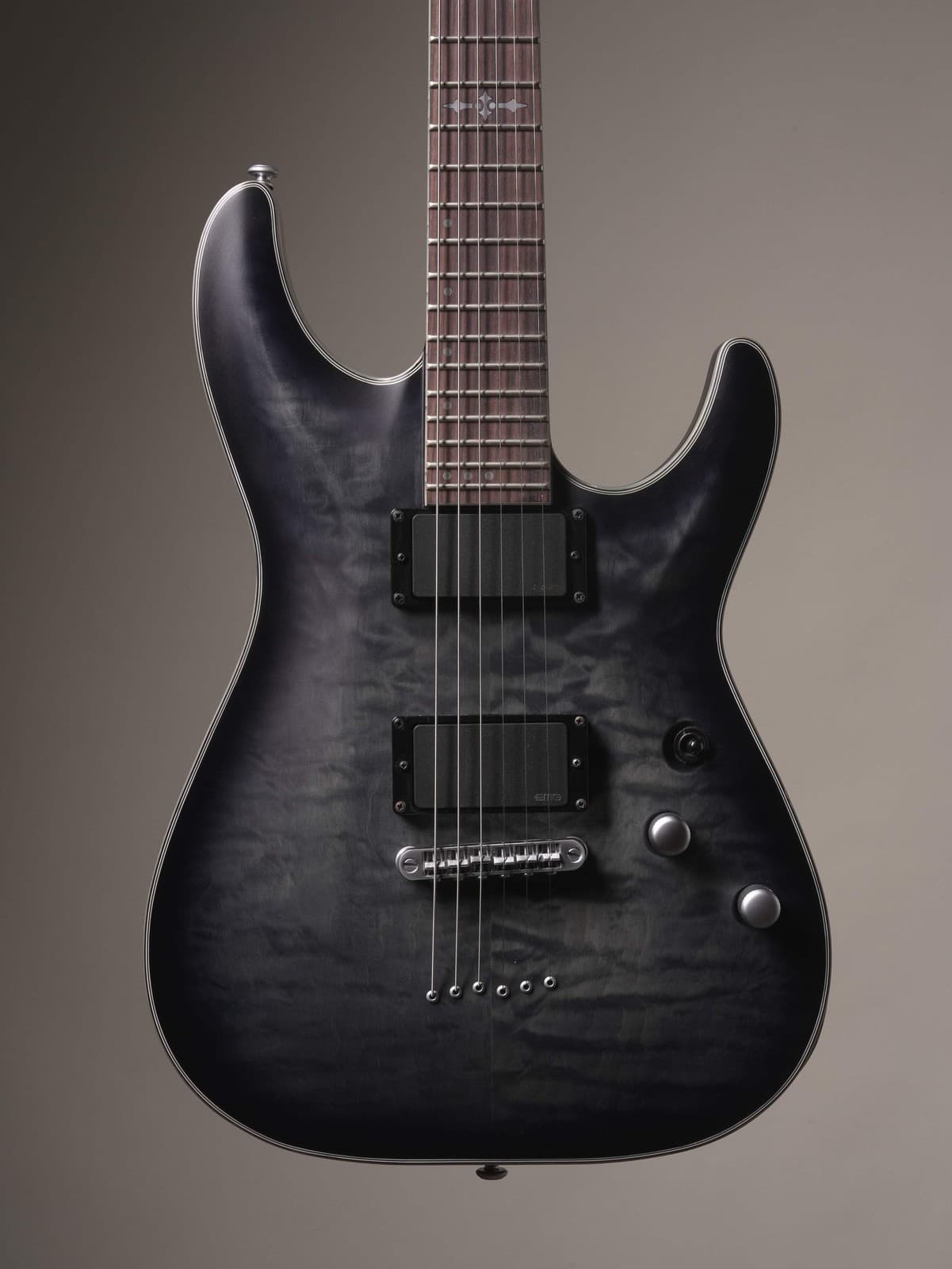 Schecter (2024) C1 Platinum - Trans Black Satin