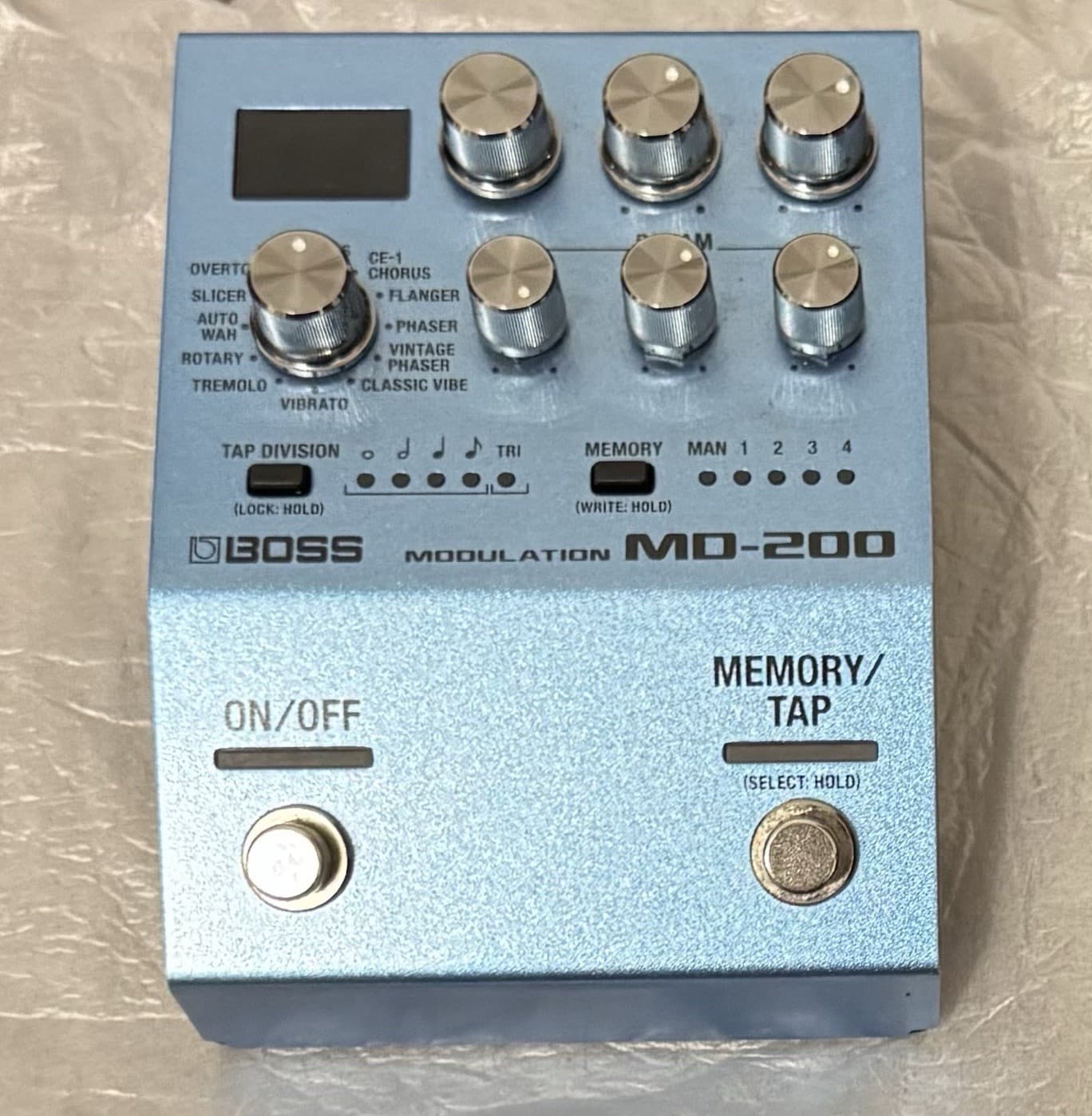 Boss MD-200 Modulation Guitar Stomp Pedal Blue