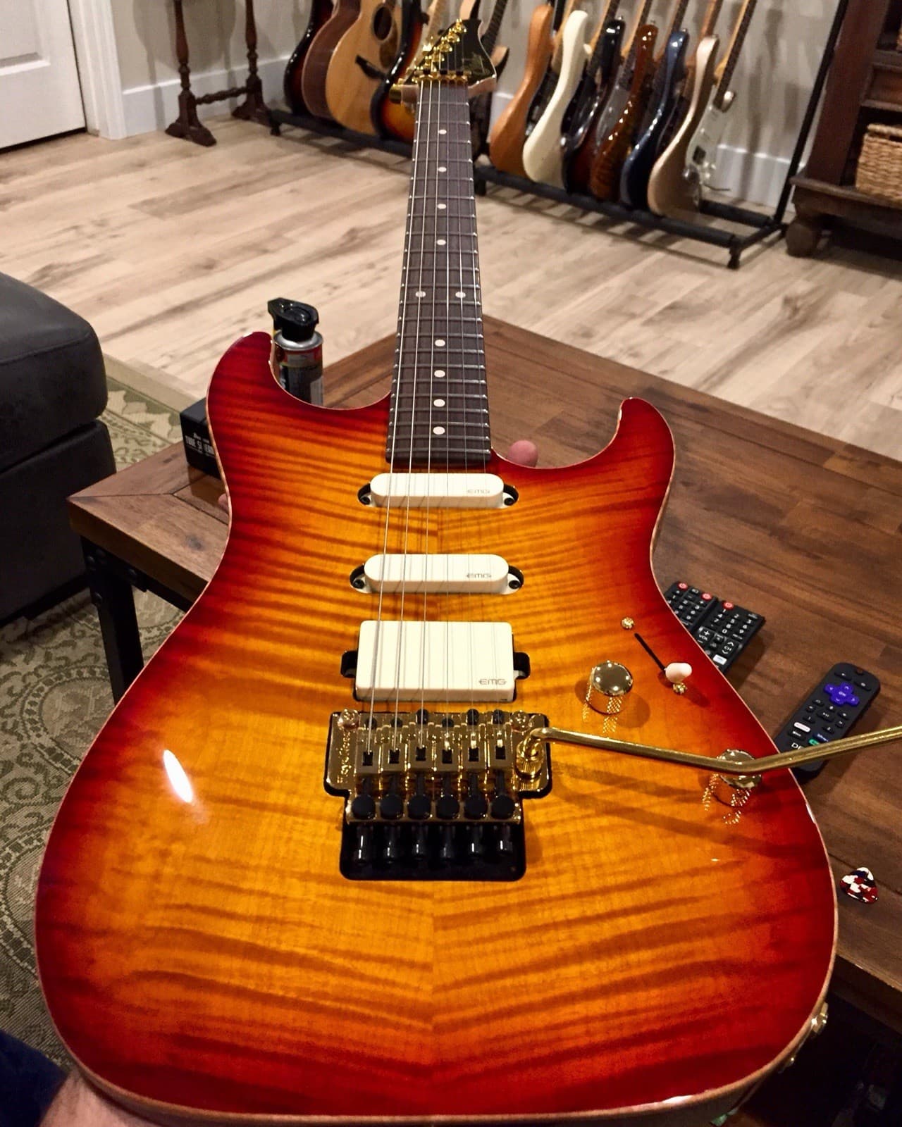 Suhr Legacy Standard Limited Electric Guitar - Aged Cherry Burst