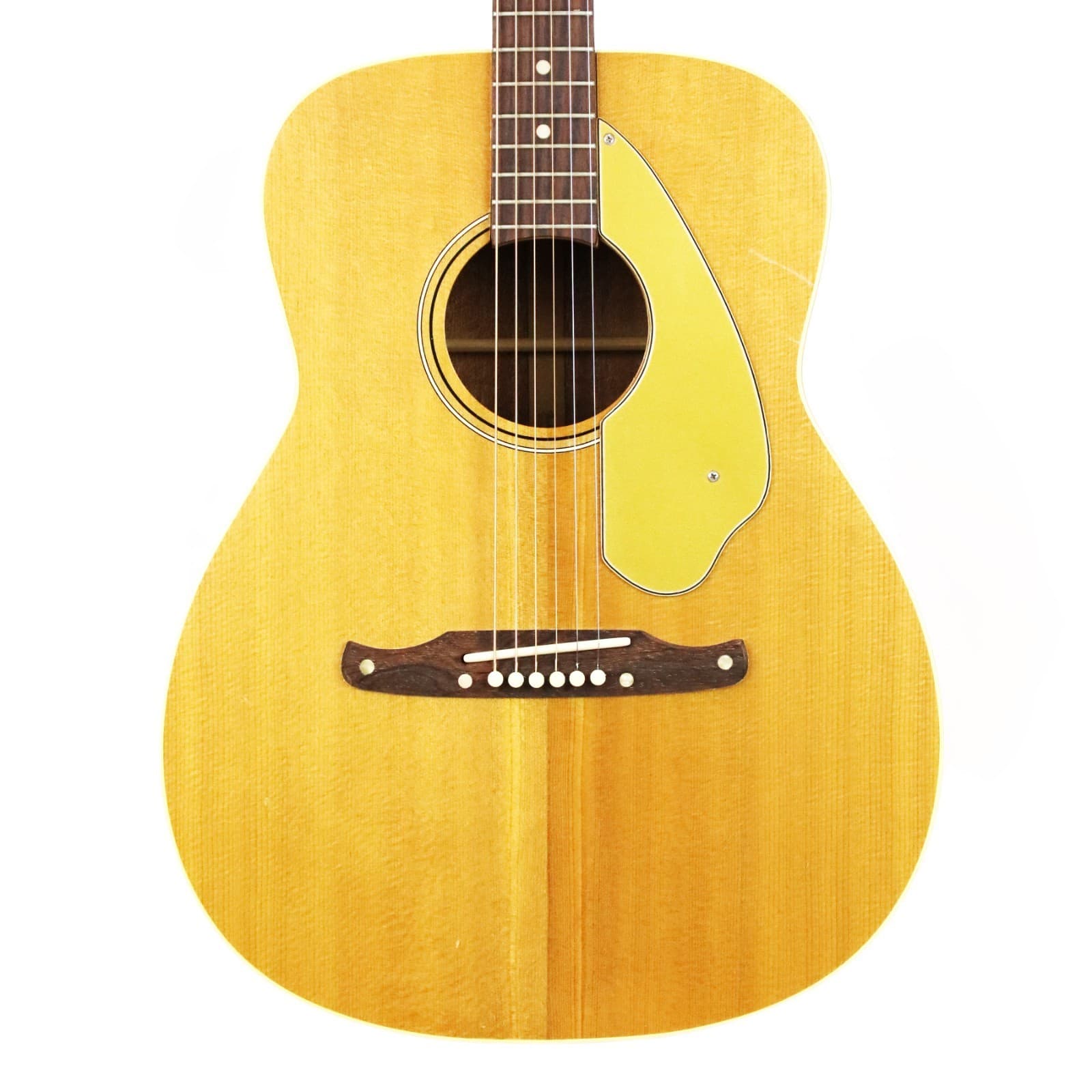 1964 Fender Malibu Vintage Pre-CBS X-Braced Acoustic Guitar w Victoria Hard Case