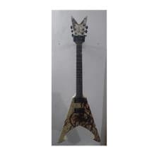 Dean V-Shape Electric Guitar Right-Handed Michael Amott X Splatter Graphic