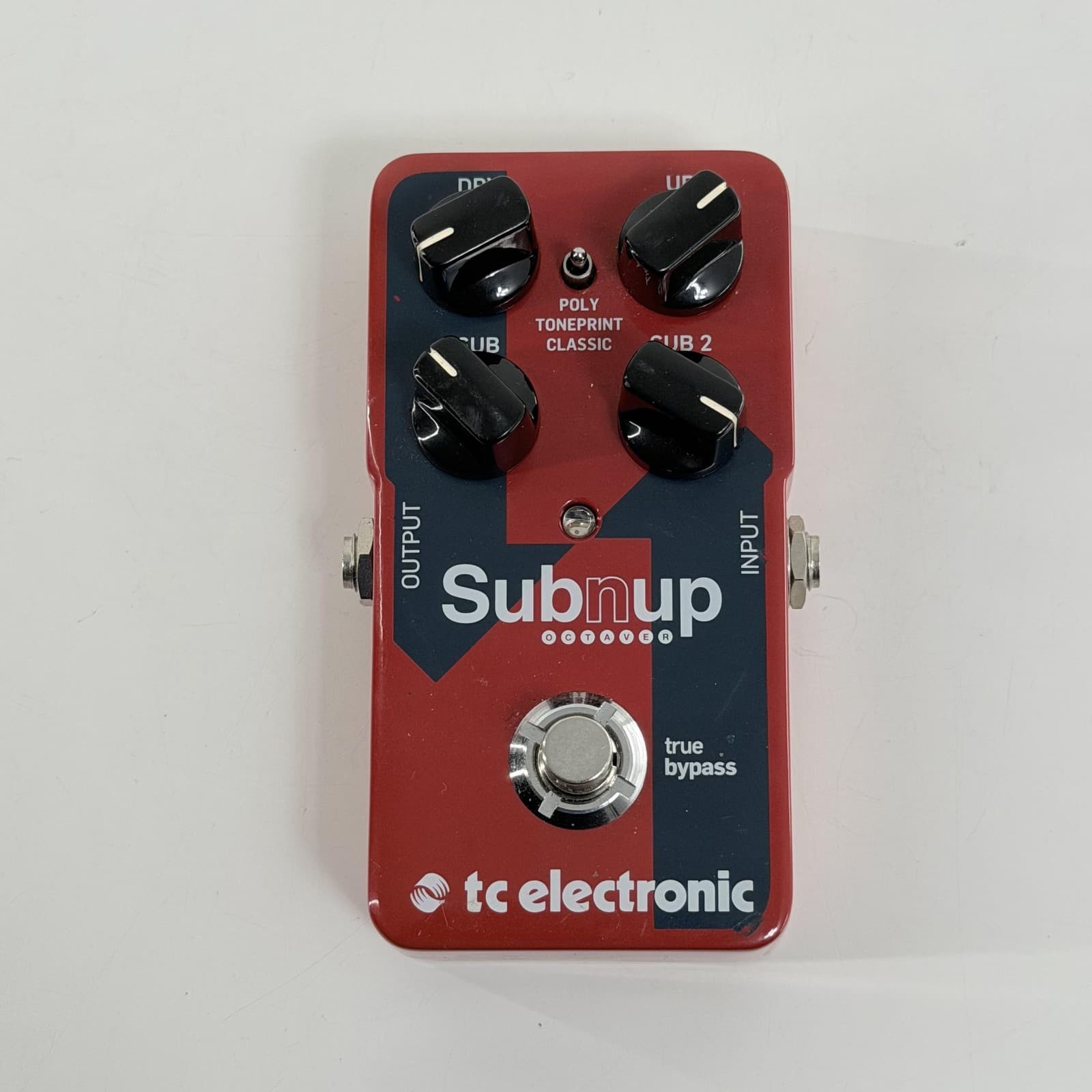 TC Electronic Sub N Up Octave Shifter Pedal Red Guitar Bass TonePrint Digital