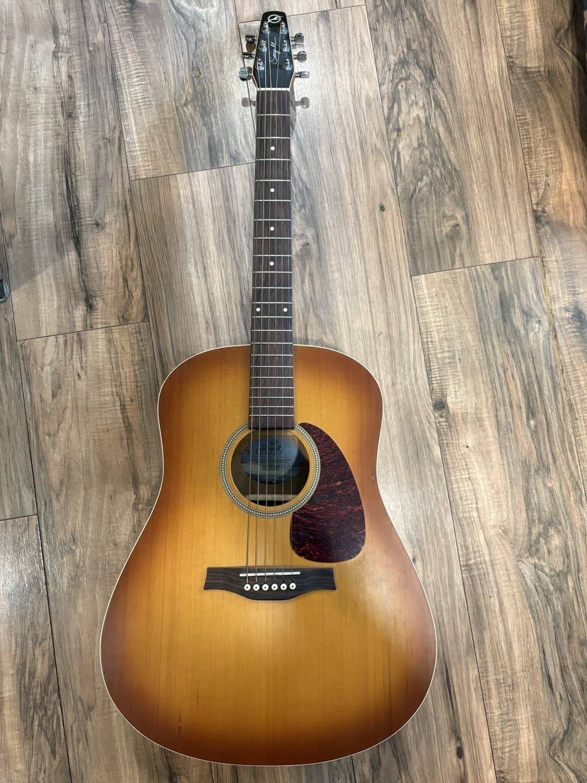 Seagull Entourage Rustic 6-String Dreadnought Cedar Acoustic Guitar w/ Gig Bag