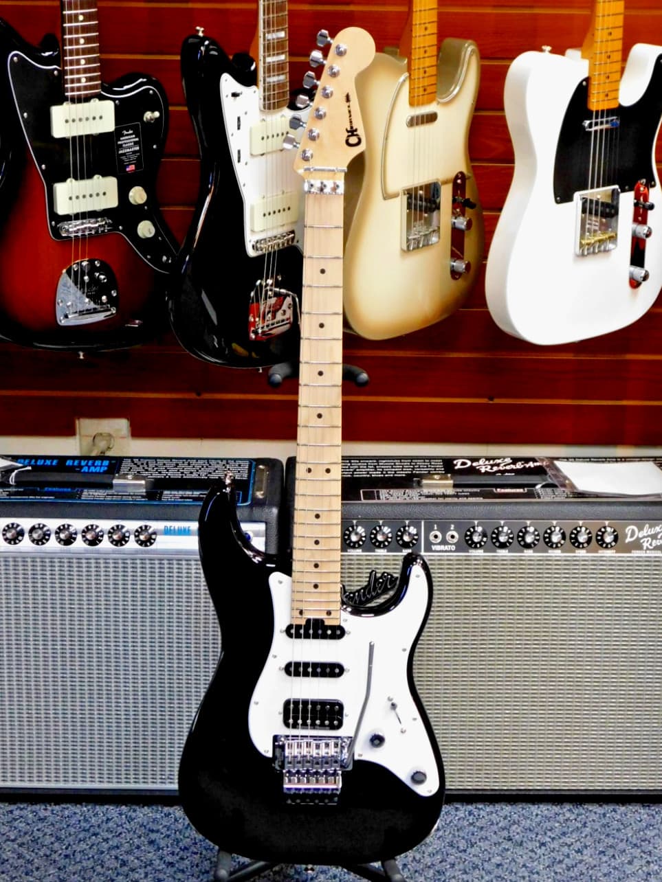 2024 Charvel MJ So-Cal Style 1 HSS FR M Electric Guitar! Gloss Black! VERY NICE!