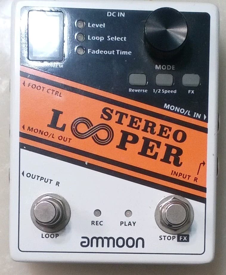 ammoon Stereo Looper Digital Guitar Effects Pedal AM134704 Electric Bass