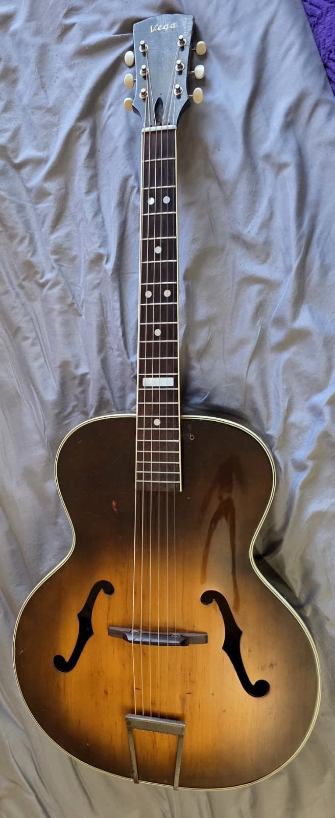 Vintage 1940's Vega D-26 Archtop Acoustic Guitar - Kay Harmony Silvertone - USA
