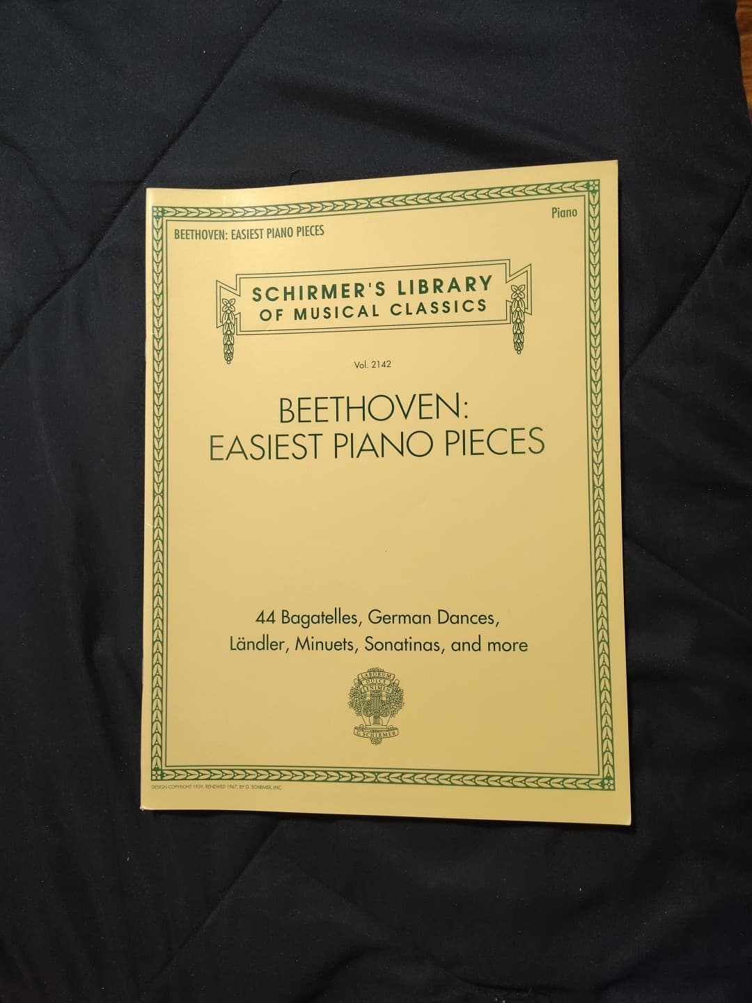 Beethoven: Easiest Piano Pieces: Schirmer's Library of Musical Classics Vol. 214