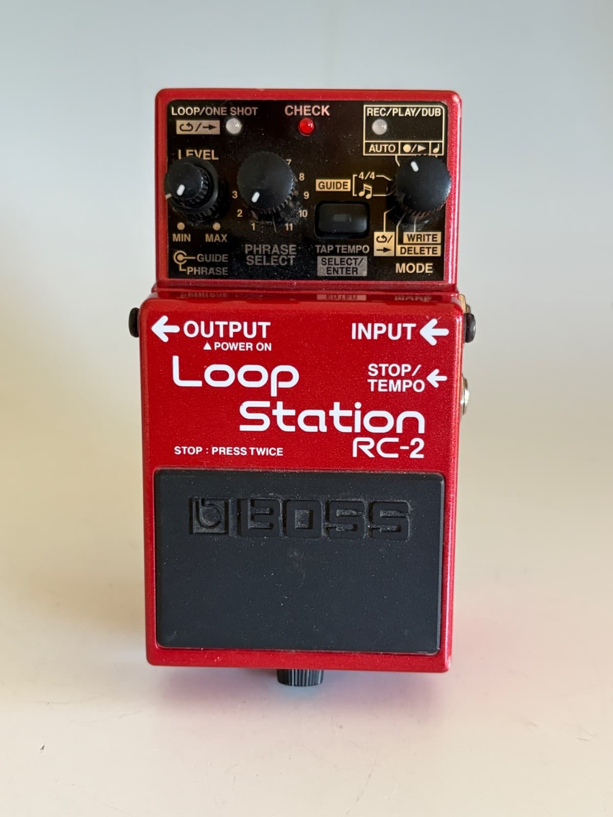 Boss RC-2 Loop Station Digital Looper Pedal for Electric Guitar
