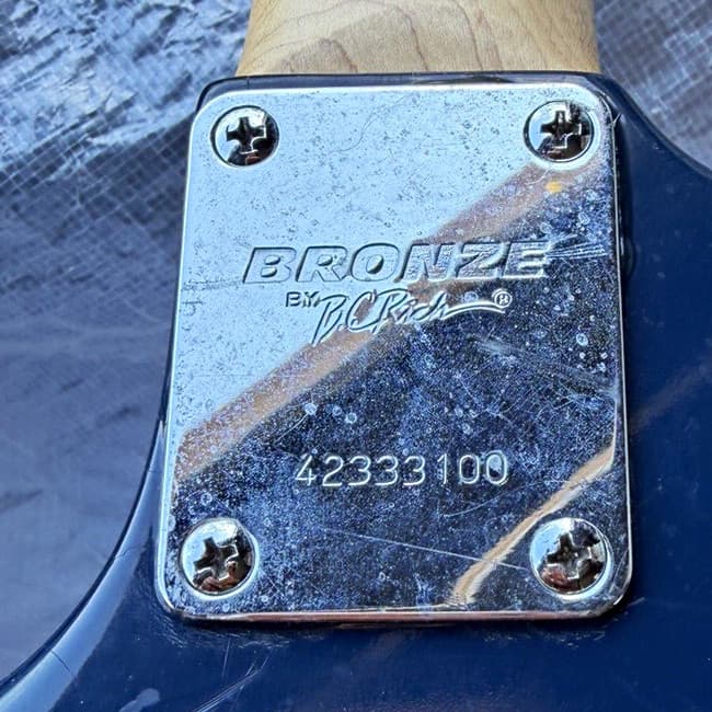 B.C. Rich Warlock Bronze Blue 6-String Solid Body Right-Handed w/ Gig Bag