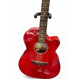 B.C. Rich BCR3TRD Candy Apple Red Acoustic Electric Guitar